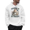 Women's Book Reader Accessories For Teacher Reading Is My Therapy Men Hoodie