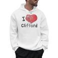 Women's Clifford The Big Red Dog I Heart Clifford Childrens Books Men Hoodie Women's Clifford The Big Red Dog I Heart Clifford Childrens Books Men Hoodie