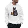 Women's Smokey Maine Coon Cat Book Lover Men Hoodie