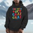 100 Days Of Cray Cray Apples And Books Men Hoodie