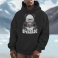 3rd Grade Back To School Panda Book Reader Teacher Heart Men Hoodie