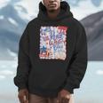 4th Of July Read Blue Patriotic Book Lovers Girl Women Men Hoodie