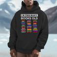 50th Birthday I'm This Many Books Old 50 Years Old Bookworm Men Hoodie