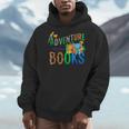 Adventure Starts With Books Jungle Animals Kids Reading Them Men Hoodie Adventure Starts With Books Jungle Animals Kids Reading Them Men Hoodie
