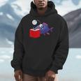 Anglerfish Reading Book Men Hoodie