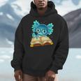 Axolotl Read Book Ambystoma Mexicanum Mexican Walking Fish Men Hoodie