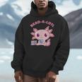 Axolotl Read A Lotl Book Lover Reading Books Cute Men Hoodie Axolotl Read A Lotl Book Lover Reading Books Cute Men Hoodie
