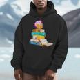 Axolotl Reading Book Bookworm Book Lover Girls Boys Men Hoodie Axolotl Reading Book Bookworm Book Lover Girls Boys Men Hoodie