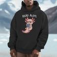 Axolotl Reading a Book Read Alotl Books Axolotl Book Men Hoodie Axolotl Reading a Book Read Alotl Books Axolotl Book Men Hoodie