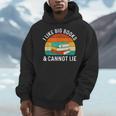 I Like Big Books & Cannot Lie Reading Bookworm Reader Men Hoodie