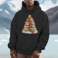 Book Christmas Tree Reading Men Hoodie
