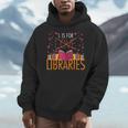 Book Lover L Is For Libraries Librarian Valentines Men Hoodie