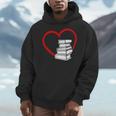 Book Nerd's Book Lover's Valentine's Day Men Hoodie