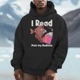 Book Reading Anglerfish I Read Past My Bed Time Librarian Men Hoodie