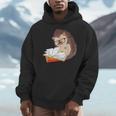 Book Reading Bookworm Forest Animal Wildlife Cute Hedgehog Men Hoodie Book Reading Bookworm Forest Animal Wildlife Cute Hedgehog Men Hoodie