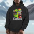 Book Readosaurus Dinosaur Books Library Reading Lovers Men Hoodie
