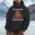 This Is My Book Secret Costume Pigeon Bird Kids Reading Men Hoodie This Is My Book Secret Costume Pigeon Bird Kids Reading Men Hoodie