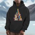 Booklovers Christmas Book Tree Men Hoodie