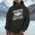 Bookmarks Quote Library Book Reader Men Hoodie Bookmarks Quote Library Book Reader Men Hoodie