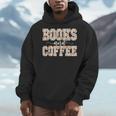 Books & Coffee Floral Men Hoodie