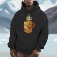 Books Coffee Mug Reading Lover Literary Bibliophile Men Hoodie