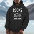 Books The Original Handheld Device Book Reading Men Hoodie Books The Original Handheld Device Book Reading Men Hoodie
