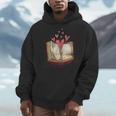 Bookworm Heart Librarian Book Nerd Library Reading Men Hoodie