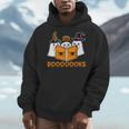 Booooks Ghost Boo Read Books Library Teacher Halloween Cute Men Hoodie Booooks Ghost Boo Read Books Library Teacher Halloween Cute Men Hoodie