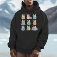 Bunny Reading Books Easter Day Teacher Librarian Book Women Men Hoodie Bunny Reading Books Easter Day Teacher Librarian Book Women Men Hoodie