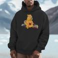 Capybara Reading Books Men Hoodie