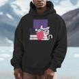 Cat Book Reading Men Hoodie Cat Book Reading Men Hoodie