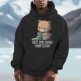 Cats And Books Purrfection Book Lover Book Nerd Librarian Men Hoodie Cats And Books Purrfection Book Lover Book Nerd Librarian Men Hoodie