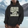 Christian Book Lover Coffee And Jesus Faith Reading Men Hoodie