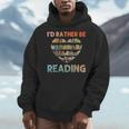 Cool Books For Men Women Book Lover Reading Bookworm Library Men Hoodie