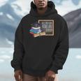 All The Cool Kids Are Reading Book Nerd School Graduation Men Hoodie