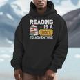 Cool Reading For Men Women Read Books Library Book Lovers Men Hoodie