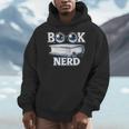 Cute Book Nerd Typography Minimalist Bookworm Fan Men Hoodie