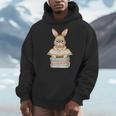 Cute Reading Bunny Easter Books Reader Teacher Girls Women Men Hoodie Cute Reading Bunny Easter Books Reader Teacher Girls Women Men Hoodie