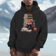Cute Red Panda Reading Book Animal Bookworm Men Hoodie