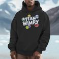 DOAWK Colorful Team Wimpy Sticker Collage Book Series Men Hoodie DOAWK Colorful Team Wimpy Sticker Collage Book Series Men Hoodie