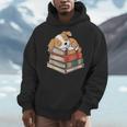 Dog Reading Book Pajama Sleep Men Hoodie