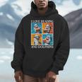 Dolphin Love Reading And Dolphins Child Book Lover Men Hoodie Dolphin Love Reading And Dolphins Child Book Lover Men Hoodie