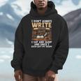 I Don't Always Write Sometimes I Eat And Sleep Book Author Men Hoodie