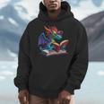 Dragon Wearing Glasses Reading A Book Men Hoodie