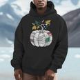 Fall Bookshelf Pumpkin Autumn Reading Men Hoodie