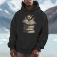 Fantasy Dragon & Books Magical Reader Men Hoodie