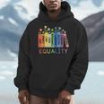 Floral Book Equality Human Rights Social Justice Peace Love Men Hoodie