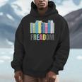 Freadom Books Reader Librarian Reading Men Hoodie