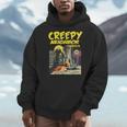 FUNNY Creepy Neighbor Comics Parody Horror Comic Book Men Hoodie