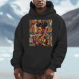 Geometric History Educated Women Reading Book Melanin Men Hoodie